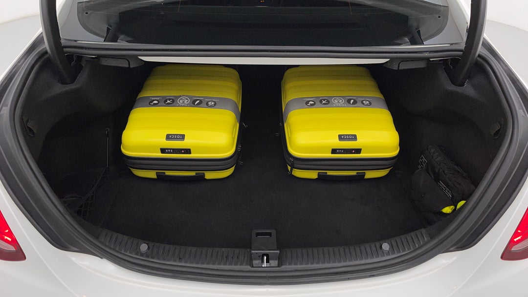 Boot Inside View with Luggage