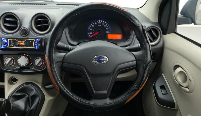 2016 Datsun Go T, Petrol, Manual, 30,169 km, Steering Wheel Close Up