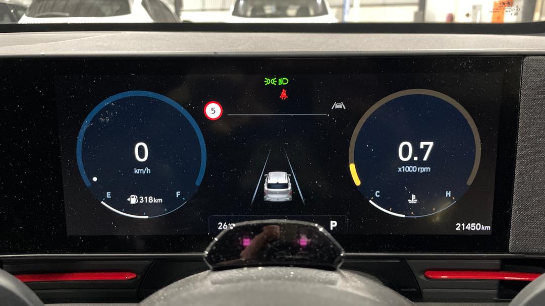 2023 Hyundai Kona N Line, Automatic, 21450 km, Odometer View