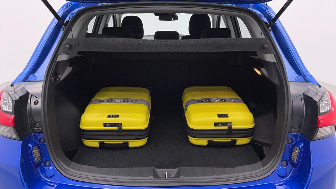 Boot Inside View with Luggage