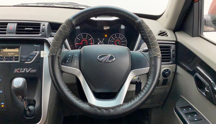 2016 Mahindra Kuv100 K6 PLUS D 6 STR, Diesel, Manual, 51,635 km, Steering Wheel Close Up