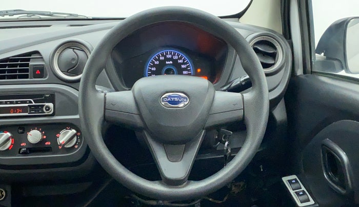 2018 Datsun Redi Go A, Petrol, Manual, 33,659 km, Steering Wheel Close Up