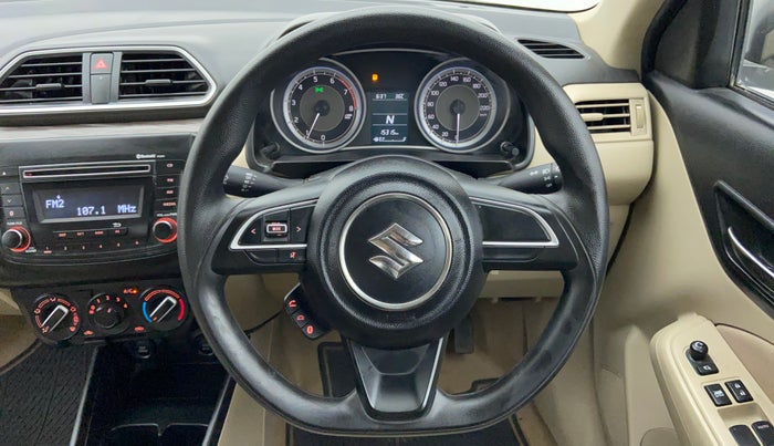 2020 Maruti Dzire VXI AMT, Petrol, Automatic, 15,315 km, Steering Wheel Close-up