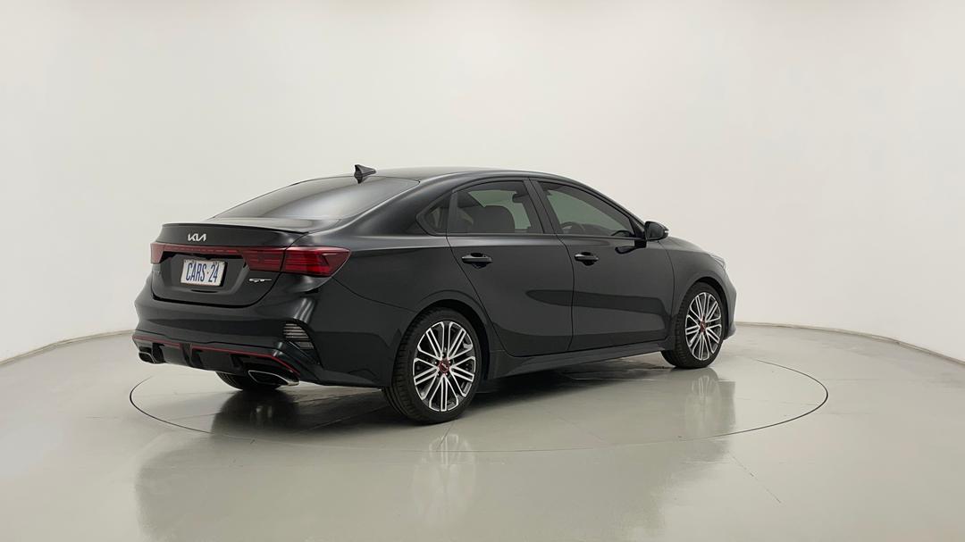 2022 Kia Cerato Gt, Automatic, 26942 km, Right Back Diagonal (45- Degree) View