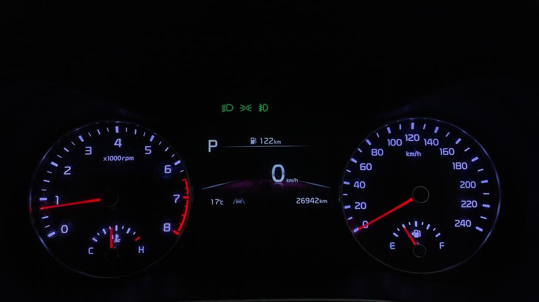 2022 Kia Cerato Gt, Automatic, 26942 km, Odometer View