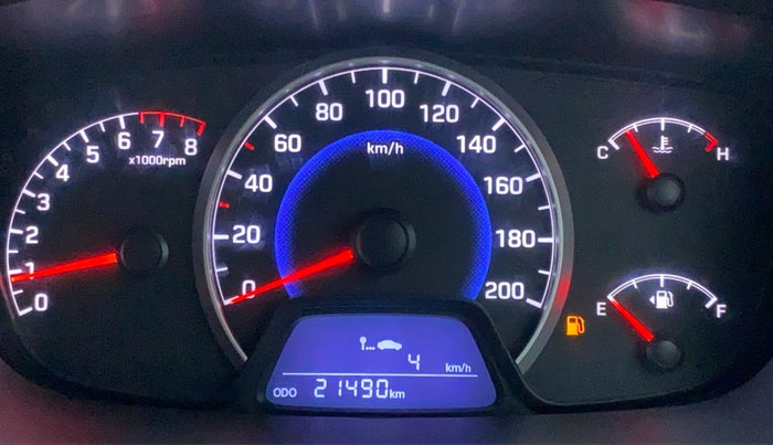 2016 Hyundai Grand i10 ASTA 1.2 (O) VTVT, Petrol, Manual, 21,643 km, Odometer Image