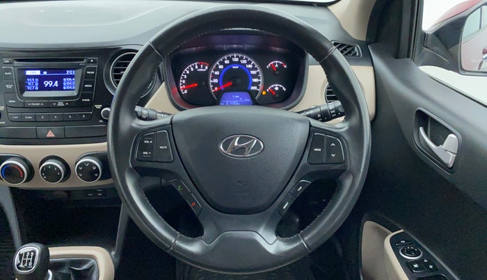 2016 Hyundai Grand i10 ASTA 1.2 (O) VTVT, Petrol, Manual, 21,643 km, Steering Wheel Close Up