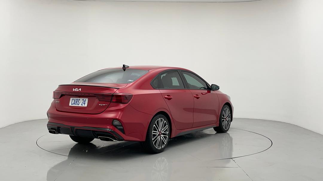 2022 Kia Cerato Gt, Automatic, 3643 km, Right Back Diagonal (45- Degree) View