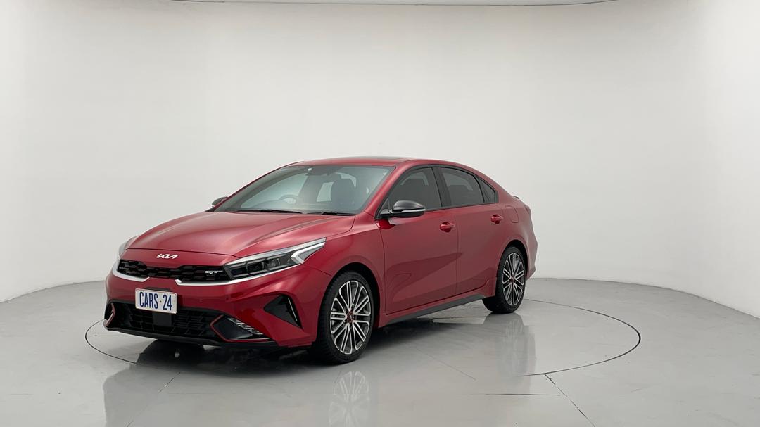 2022 Kia Cerato Gt, Automatic, 3643 km, Left Front Diagonal (45- Degree) View