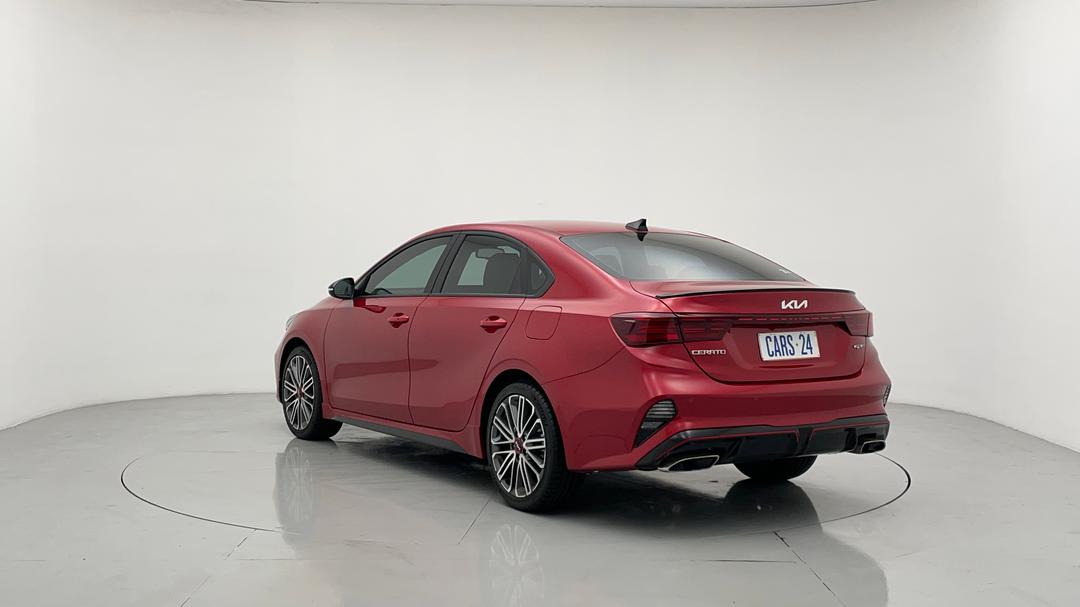 2022 Kia Cerato Gt, Automatic, 3643 km, Left Back Diagonal (45- Degree) View