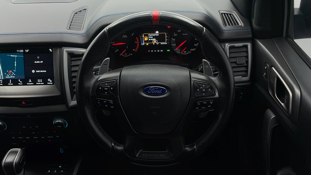 2018 Ford Ranger Raptor 2.0 (4x4), Automatic, 99555 km, Steering Wheel Close-up