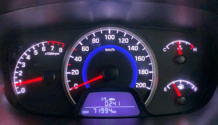 2017 Hyundai Grand i10 ASTA 1.2 KAPPA VTVT, Petrol, Manual, 71,994 km, Odometer Image