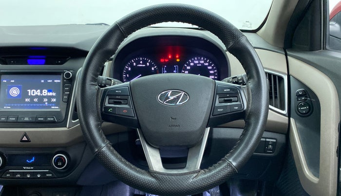 2016 Hyundai Creta 1.6 SX PLUS PETROL, Petrol, Manual, 46,122 km, Steering Wheel Close Up