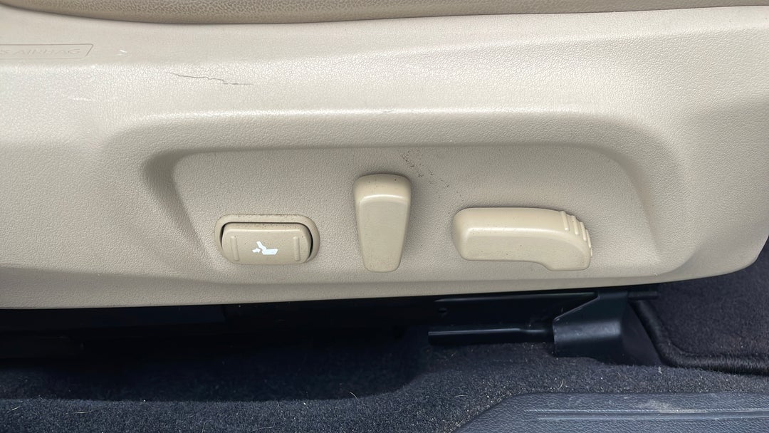 Drivers Side Adjustment Panel