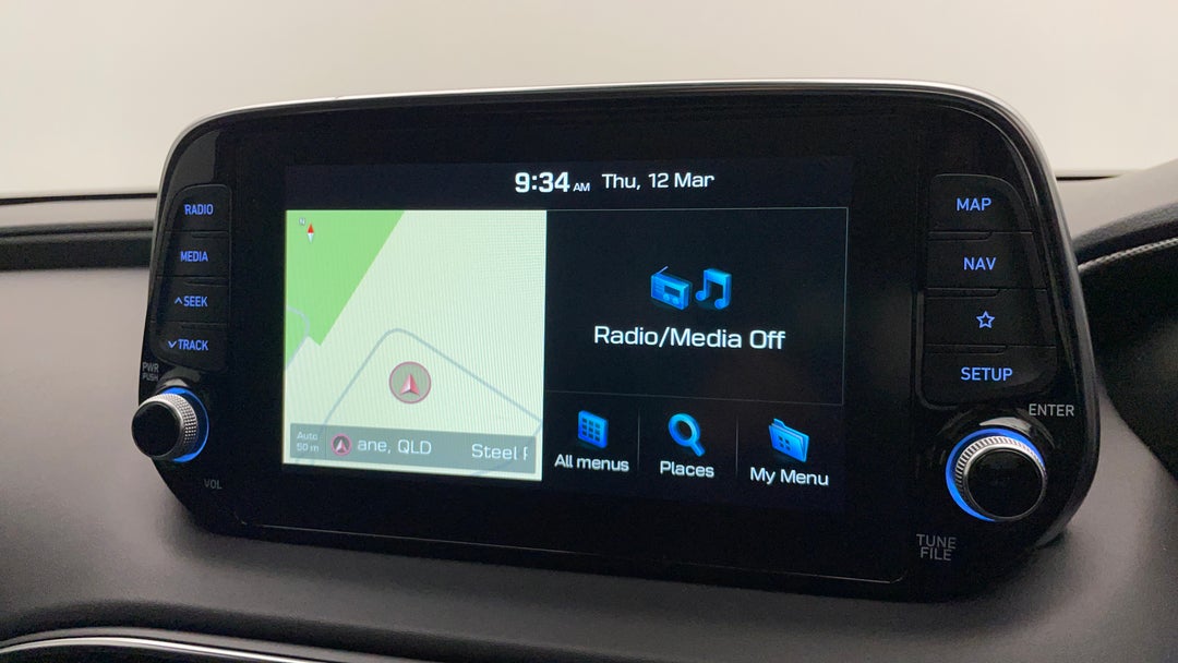 2020 Hyundai Santa Fe Highlander Crdi Blk-bge (AWD), Automatic, 41276 km, Infotainment System