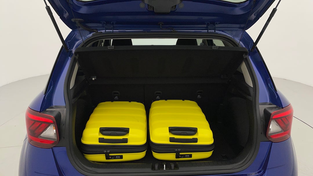 Boot Inside View with Luggage