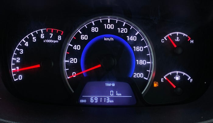 2017 Hyundai Grand i10 SPORTZ 1.2 KAPPA VTVT, Petrol, Manual, 69,167 km, Odometer Image