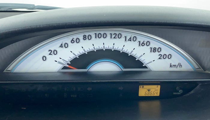 2011 Toyota Etios G, CNG, Manual, 69,384 km, Odometer Image
