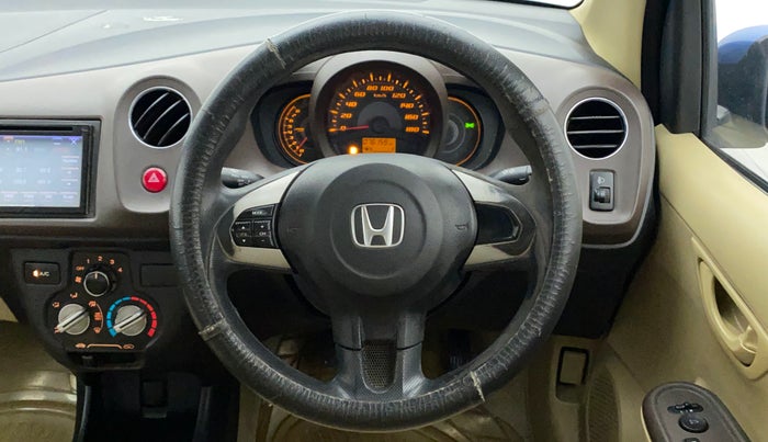 2013 Honda Amaze 1.2L I-VTEC S, Petrol, Manual, 76,230 km, Steering Wheel Close Up