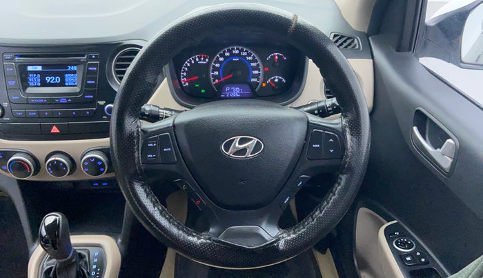 2015 Hyundai Grand i10 ASTA AT 1.2 KAPPA VTVT, Petrol, Automatic, 21,209 km, Steering Wheel Close-up