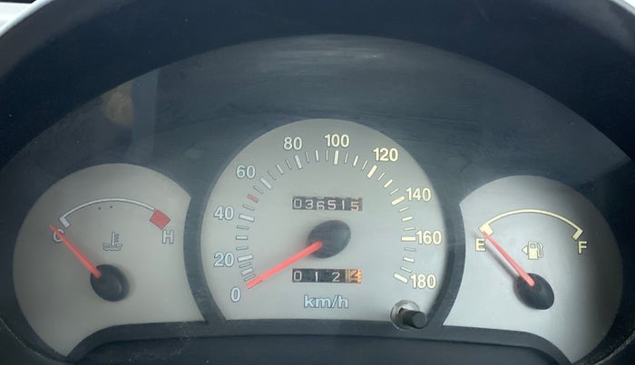 2012 Hyundai Santro Xing GL PLUS, Petrol, Manual, 36,515 km, Odometer Image