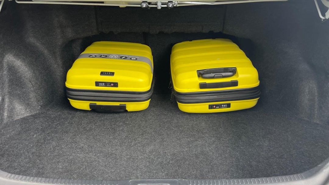 Boot Inside View with Luggage