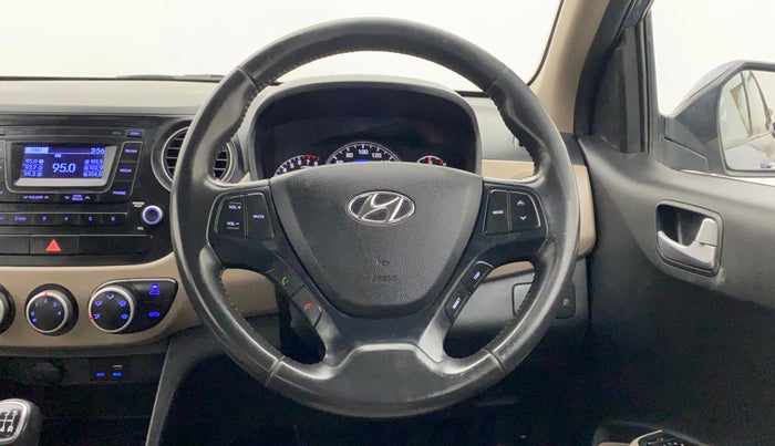 2016 Hyundai Grand i10 ASTA 1.2 KAPPA VTVT, Petrol, Manual, 49,037 km, Steering Wheel Close Up