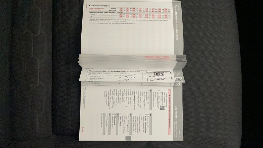 2020 Toyota Corolla Ascent Sport, Automatic, 115649 km, Service History