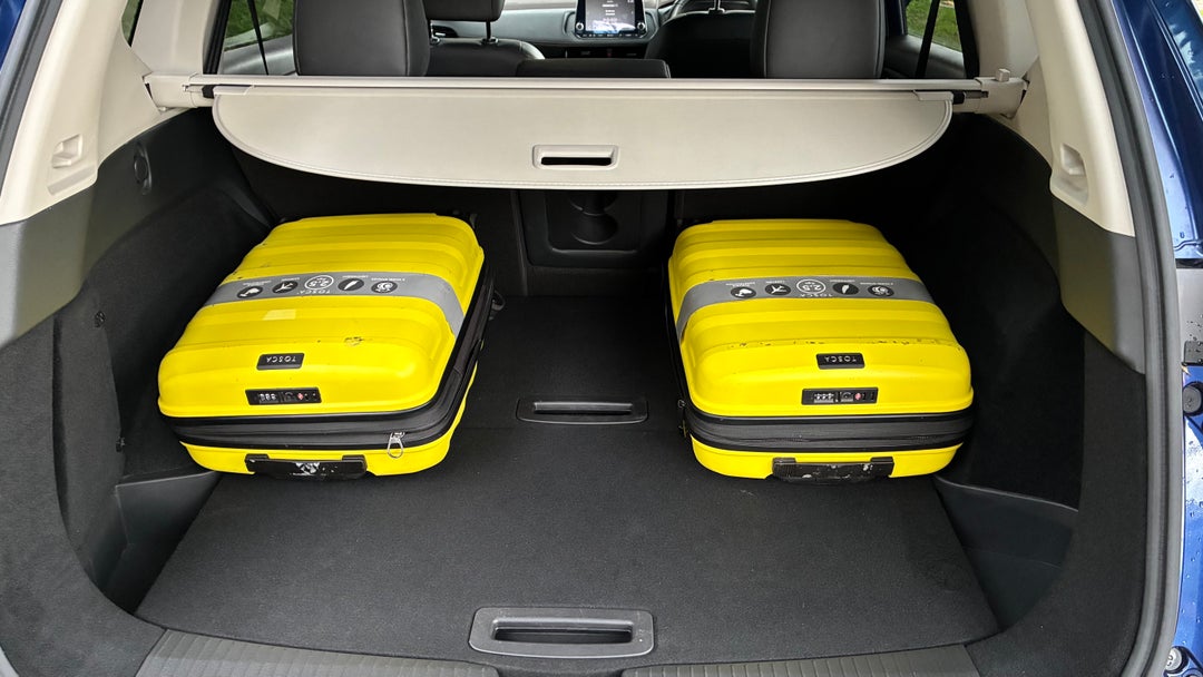 Boot Inside View with Luggage