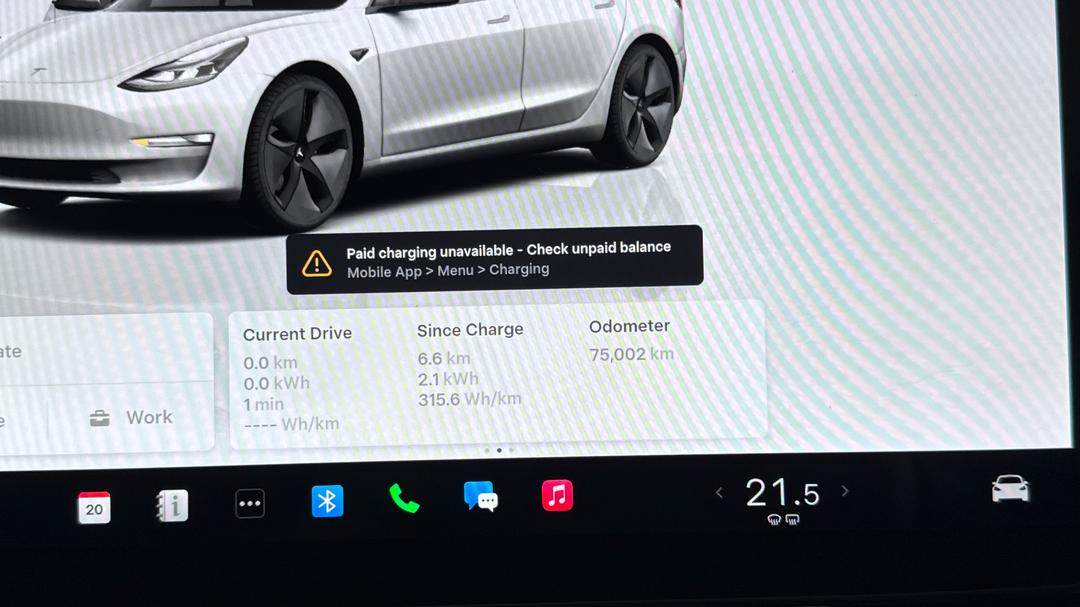 2023 Tesla Model 3 Long Range, Automatic, 75002 km, Odometer View