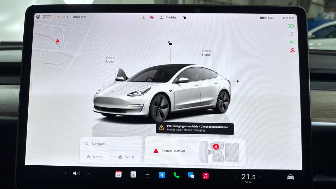 2023 Tesla Model 3 Long Range, Automatic, 75002 km, Infotainment System