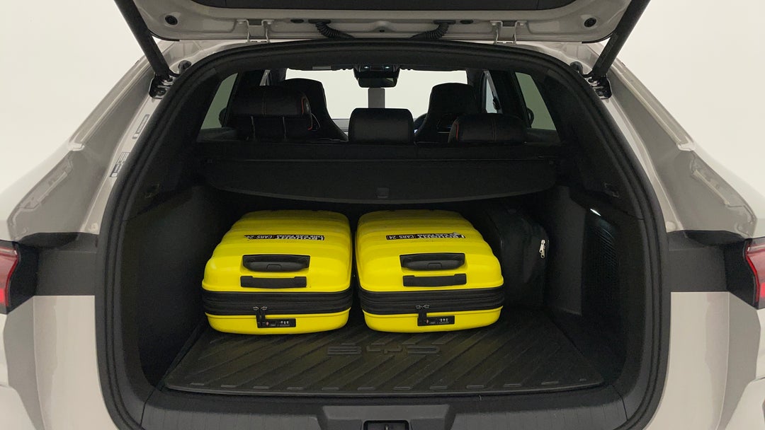Boot Inside View with Luggage