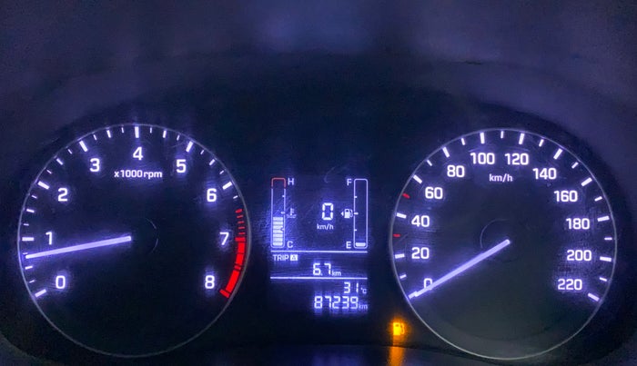 2016 Hyundai Creta S 1.6 PETROL, Petrol, Manual, 87,238 km, Odometer Image