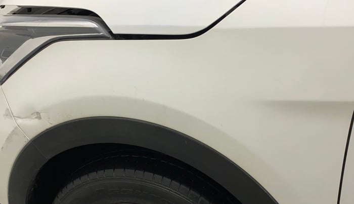 2019 Hyundai Creta SX 1.6 PETROL, Petrol, Manual, 20,920 km, Left fender - Slightly dented