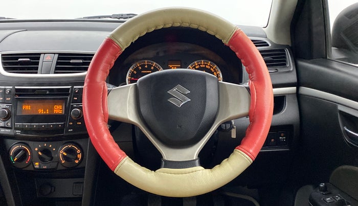 2015 Maruti Swift VXI D, Petrol, Manual, 30,785 km, Steering Wheel Close Up