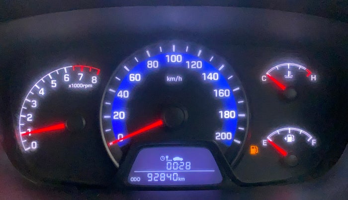 2014 Hyundai Xcent S 1.2, Petrol, Manual, 92,840 km, Odometer Image