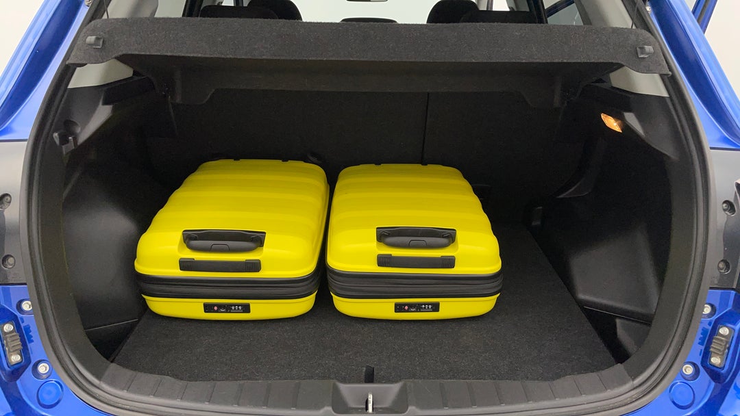 Boot Inside View with Luggage