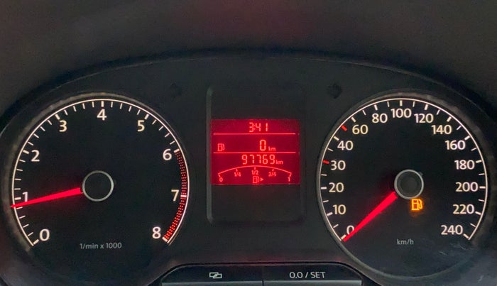 2011 Volkswagen Vento HIGHLINE 1.6 MPI, Petrol, Manual, 97,769 km, Odometer Image
