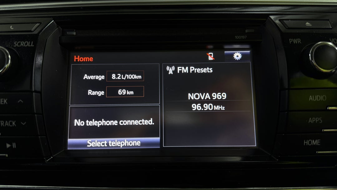 2015 Toyota Corolla Sx, Automatic, 138624 km, Infotainment System