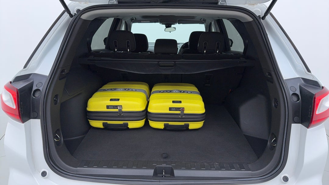 Boot Inside View with Luggage
