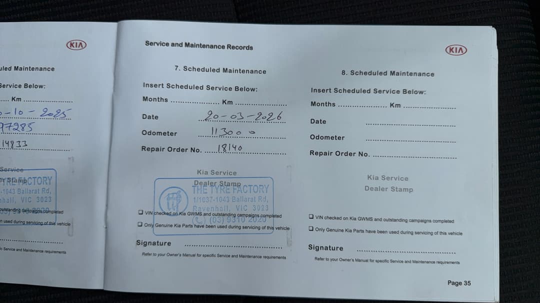2019 Kia Cerato S, Automatic, 117213 km, Service History