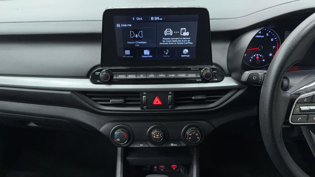 2019 Kia Cerato S, Automatic, 117213 km, Center Console