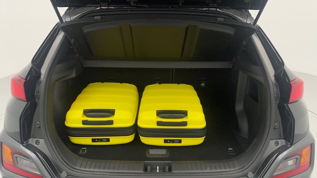 Boot Inside View with Luggage