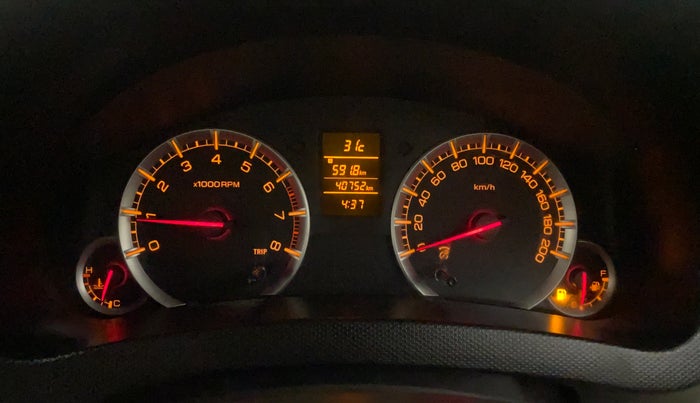 2014 Maruti Swift Dzire ZXI, Petrol, Manual, 40,751 km, Odometer Image
