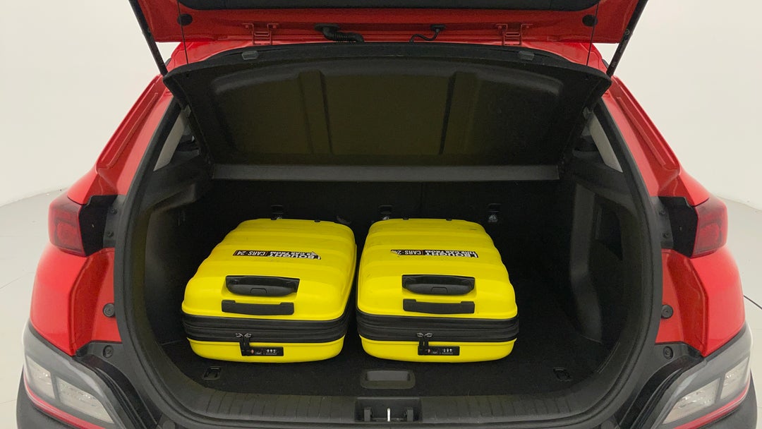 Boot Inside View with Luggage
