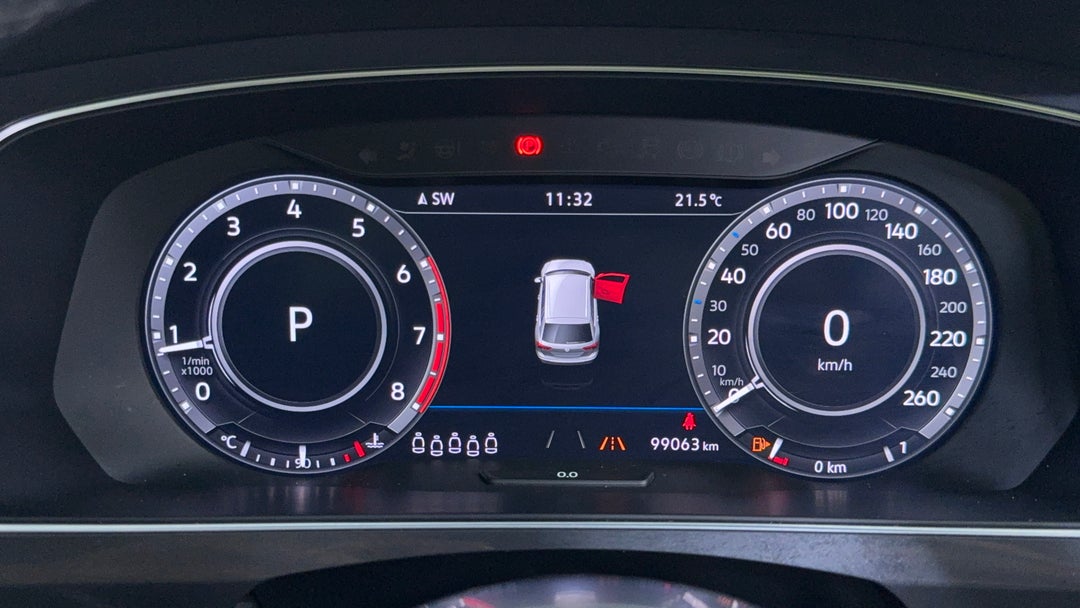 2018 Volkswagen Tiguan Allspace 162 Tsi Highline, Automatic, 99063 km, Odometer View