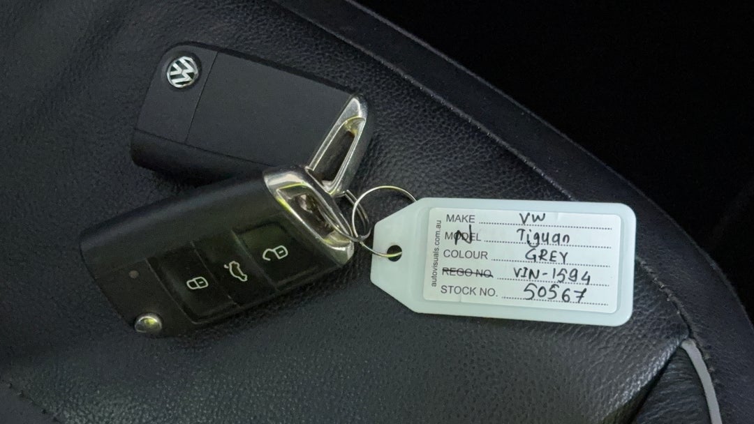 2018 Volkswagen Tiguan Allspace 162 Tsi Highline, Automatic, 99063 km, Key Close-up