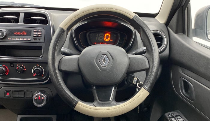 2017 Renault Kwid 1.0 RXL AT, Petrol, Automatic, 27,354 km, Steering Wheel Close Up