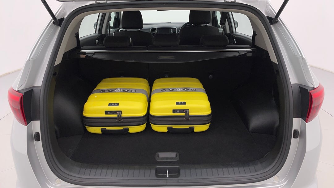 Boot Inside View with Luggage