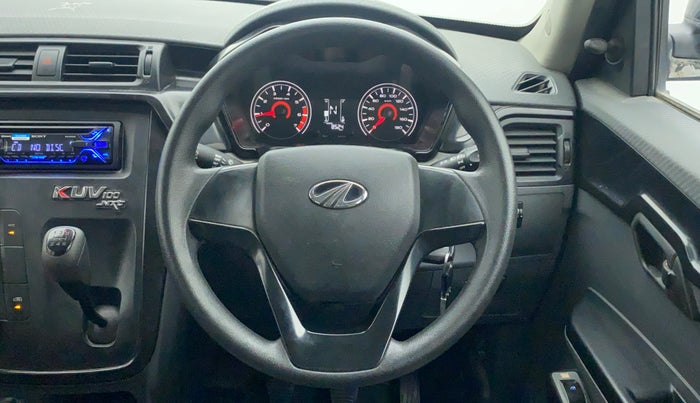 2017 Mahindra KUV 100 NXT K2 6 STR, Petrol, Manual, 8,524 km, Steering Wheel Close Up